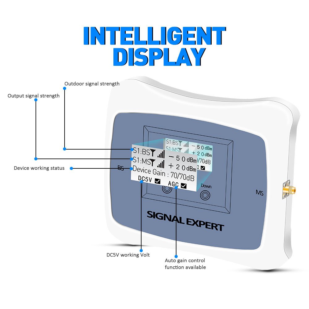 GSM AGC ALG E-GSM900/WCDMA2100 cellular networks 2g 3g lte 4g mobile phone signal booster amplifier repeater